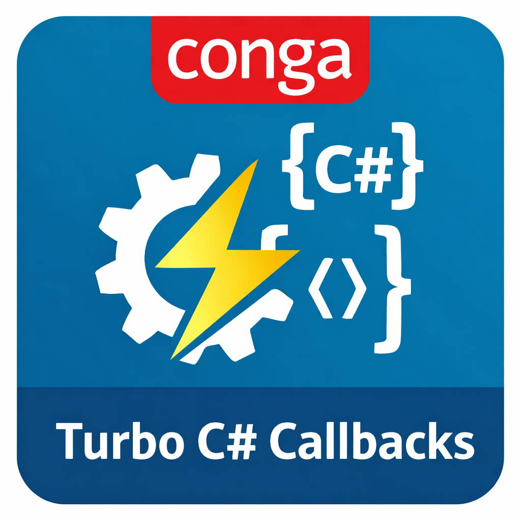 Conga Turbo C# Callbacks